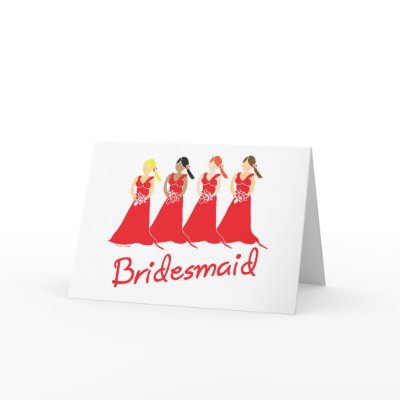 Bridesmaids Cards