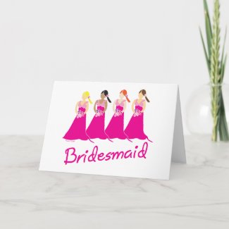 Bridesmaids Cards card