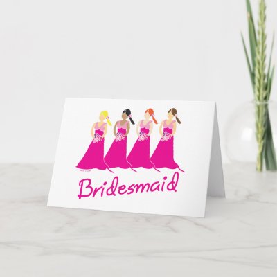 Bridesmaids Cards