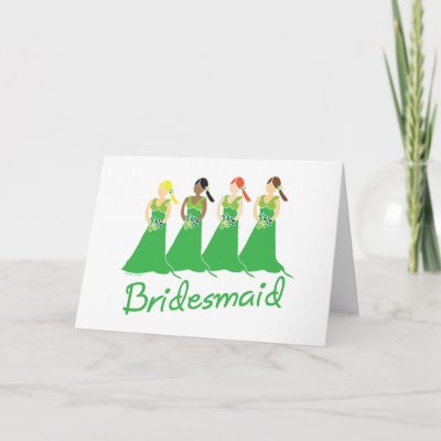 Bridesmaids Cards