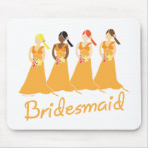 Bridesmaids Favors mousepads by lesrubaweddings Bridesmaids Favors mousepads