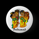 Bridesmaids in Colors of the Sun" Button buttons