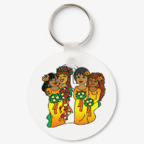 Bridesmaids in Colors of the Sun keychains