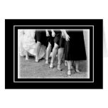 Bridesmaids` Legs Greeting Card