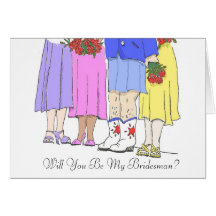 Bridesman, Will You Be My Bridesman? Cards