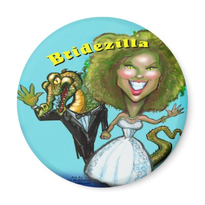 Bridezilla Fridge Magnets by FunGraphix