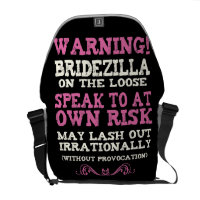 Bridezilla On The Loose Courier Bag
