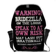 Bridezilla On The Loose Courier Bag