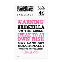 Bridezilla On The Loose Stamp