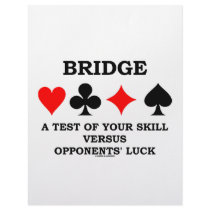 Bridge A Test Of Your Skill Versus Opponents' Luck Letterhead Template