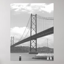 Bridge Across Tejo River Print