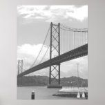 Bridge Across Tejo River Print