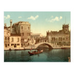 Bridge and Canal, Venice Postcard