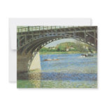Bridge at Argenteuil and Seine Gustave Caillebotte Personalized Invite