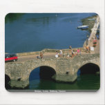 Bridge, Auray, Brittany, France Mousepad
