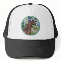 Bridge by Monet - Brown Arabian Horse hats