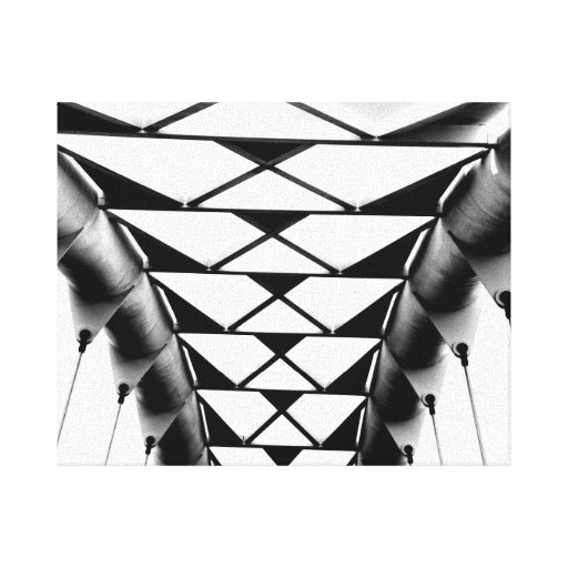 Bridge Ceiling Stretched Canvas Prints