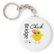 Bridge Chick Key Chains