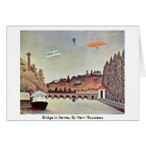 Bridge In Sevres, By Henri Rousseau Cards