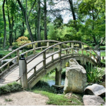 Bridge in the Garden Acrylic Cut Outs