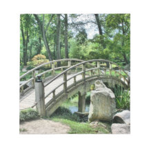 Bridge in the Garden Scratch Pads
