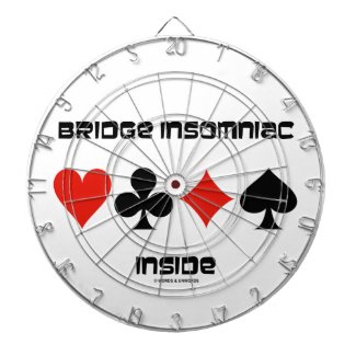Bridge Insomniac Inside (Four Card Suits) Dartboard