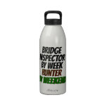 Bridge Inspector by Week Hunter by Weekend Water Bottle