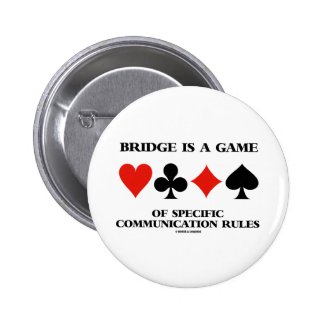 Bridge Is A Game Of Specific Communication Rules Buttons