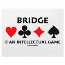 Bridge Is An Intellectual Game (Bridge Attitude) letterhead by wordsunwords Bridge Is An Intellectual Game (Bridge Attitude) letterhead