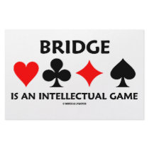 Bridge Is An Intellectual Game (Bridge Attitude) stationery