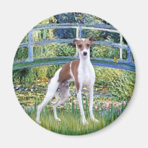 Bridge - Italian Greyhound 7 Refrigerator Magnets