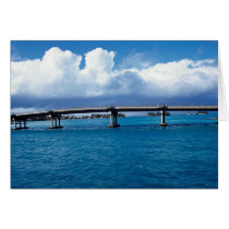 Bridge linking Somerset Village to Watford, Bermud Greeting Card