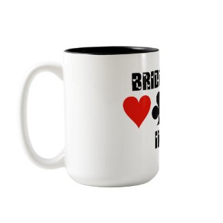 Bridge Lover Inside (Duplicate Bridge Attitude) mug