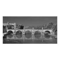Bridge of Angels, Rome Personalized Photo Card
