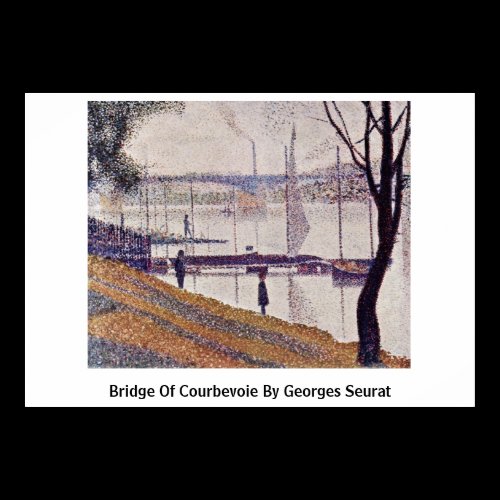 Bridge Of Courbevoie By Georges Seurat Print