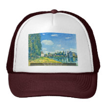 Bridge Of Moret In Summer By Sisley Alfred Hat