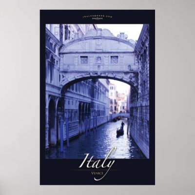 Bridge of Sighs Poster by ItalyShoppe