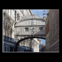 Bridge of Sighs, Venice postcards