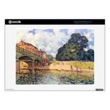 Bridge on Hampton Court by Alfred Sisley Decal For Acer Chromebook