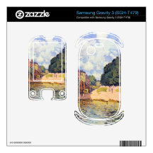 Bridge on Hampton Court by Alfred Sisley Samsung Gravity 3 Skin