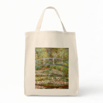 Bridge over a Pond of Water Lilies, Claude Monet Bags