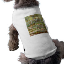 Bridge over a Pond of Water Lilies, Claude Monet Dog Clothes