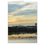 Bridge Over Bird Formation Card