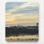 Bridge Over Bird Formation Mousepad