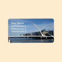 Bridge Over Dublin Ireland Address Labels