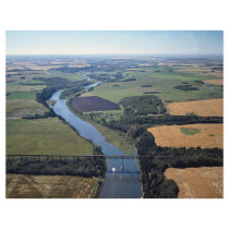 Bridge over Medicine River, southwest of Red Deer, Custom Flyer