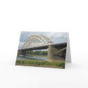 Bridge over River Waal (Waalbrug) Photo Note Card by hollandshop Bridge over River Waal (Waalbrug) Photo Note Card
