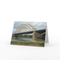 Bridge over River Waal (Waalbrug) Photo Note Card