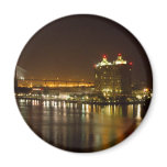 Bridge Over Savannah at Night Magnet
