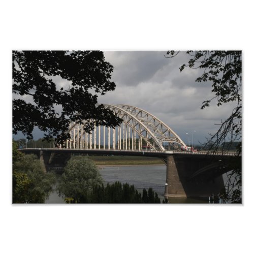 Bridge over the river Waal, Nijmegen, the Netherlands